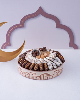 صورة طبق سيراميك رمضاني